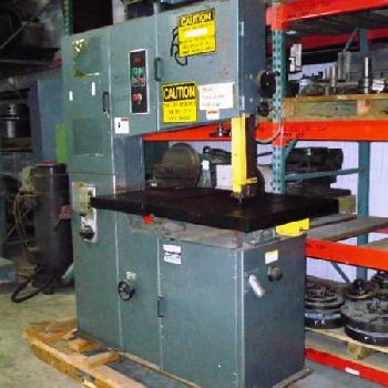 12" x 36Marvel#S-36-V, 24 x 28 front table, 18 x28 rear table, 25-6000 RPM, 192 blade lngth, blade welder, s/n #S-36-V-142