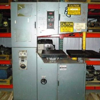 12" x 36Marvel#S-36-V, 24 x 28 front table, 18 x28 rear table, 25-6000 RPM, 192 blade lngth, blade welder, s/n #S-36-V-142