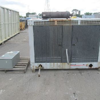 34 KWDetroitDiesel Spectrum #30GSG, 43 KVA,277/480 V.,3 Ph,60 Hz,51 amps,GM 4.3 liter 6 cyl.eng,outdoor enclosure,#49912