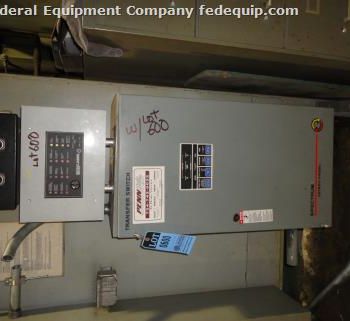 34 KWDetroitDiesel Spectrum #30GSG, 43 KVA,277/480 V.,3 Ph,60 Hz,51 amps,GM 4.3 liter 6 cyl.eng,outdoor enclosure,#49912