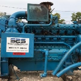 585 HP @ 1800 RPM, Waukesha # H24GLD, motor industrial de gas natural, 2001