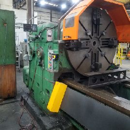 49" x 38’6Skodaengine lathe, 49 swing over bed, 36 swing over carriage