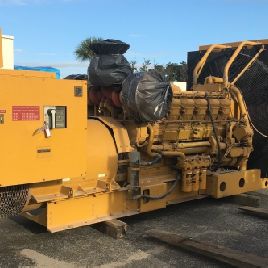 1250 KWCaterpillar#3512T, SR4B 822 gen,EMCP II control pnl,JWH,elec gov,2000 amp c/b,rad