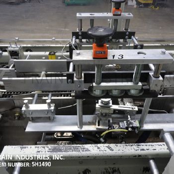 Kodiak#910-120, automatic, continous motion, horizontal, hot melt glue cartoner, 10-120 cartons per minute