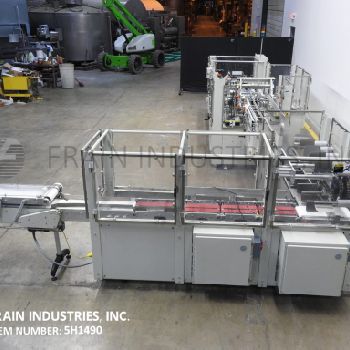 Kodiak#910-120, automatic, continous motion, horizontal, hot melt glue cartoner, 10-120 cartons per minute