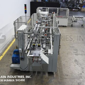 Kodiak#910-120, automatic, continous motion, horizontal, hot melt glue cartoner, 10-120 cartons per minute