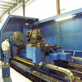 39" /120 x 98 /157Binns &amp; Berry#SBGLData 1000, univ gap lathe,5.9 bore,Fanuc 18iTA