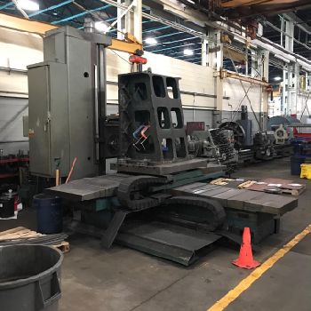 4.1"WMW#BMT-105-DRO, horiz,82.6 X,71 Y,63 Z,55 x 63 table,CAT50,1600 RPM,’98,#10396