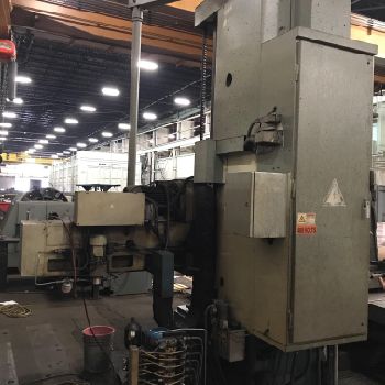 4.1"WMW#BMT-105-DRO, horiz,82.6 X,71 Y,63 Z,55 x 63 table,CAT50,1600 RPM,’98,#10396