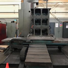 4.1"WMW#BMT-105-DRO, horiz,82.6 X,71 Y,63 Z,55 x 63 table,CAT50,1600 RPM,’98,#10396