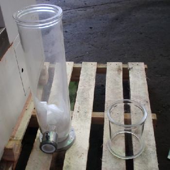 Spray Dryer,YamatoPulvis #GB22, to 300g cap, 40°-200°C temp range, elec.heated, glass chambers, 220 V., 50 Hz, #33491