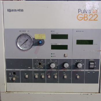 Spray Dryer,YamatoPulvis #GB22, to 300g cap, 40°-200°C temp range, elec.heated, glass chambers, 220 V., 50 Hz, #33491