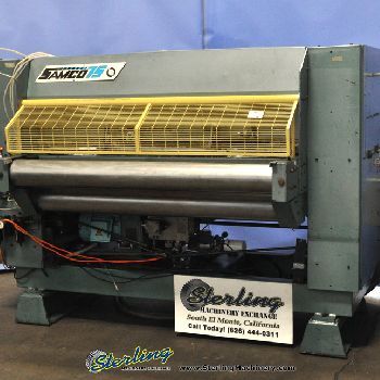 75 Ton,Samco#TC-75, full beam die cutting clicker press machine, #A2423