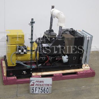 60 KWGenerac#93A01604S, Natural gas generator, 460 V., Generac Olympian GTS controller