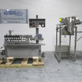 Leistritz # MICRO18-GGL, Línea de peletización de extrusora de doble tornillo, 40: 1 L / D, # 2836-6