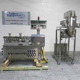 Leistritz # MICRO18-GGC-40D, línea de peletización de extrusora de doble tornillo, 3 HP, 40: 1 L / D, 18 MM, 1996, # 2836-7