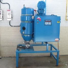 25 cfm,Novatec#MCD-2001, hopper w/100 lb. capacity, s/n #3A0588-2413, 1995, #6653