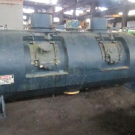 Littleford#FKM-4200D, Stainless Steel,148 cu.ft.,87 cu.ft.work cap,jacketed chamber 75 psi,75 HP main dr,Falk gearbox,on stands,#48907
