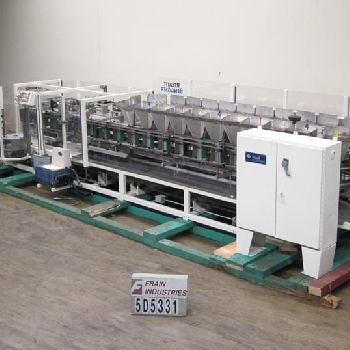 Clybourn#SPECTRUM, vertical cartoner, 30-80 cartons/minute, hot melt, ELECTRO CAM pattern control