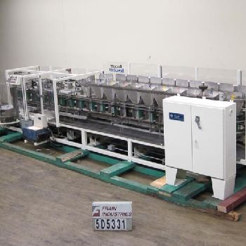 Clybourn#SPECTRUM, vertical cartoner, 30-80 cartons/minute, hot melt, ELECTRO CAM pattern control