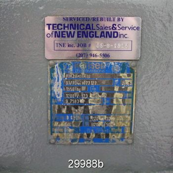 1950 HP,Hansen#RDK21-BN-10, Gearbox, #29988