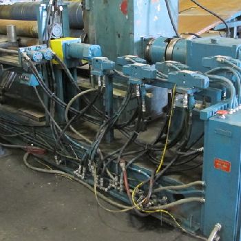 72" x 7Cinci-Forte, 40000 lb.,2-drop in heads,drag tension,turnstile,v/good,’75