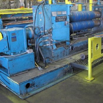 72" x 7Cinci-Forte, 40000 lb.,2-drop in heads,drag tension,turnstile,v/good,’75