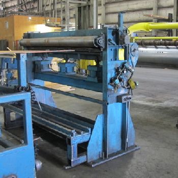 72" x 7Cinci-Forte, 40000 lb.,2-drop in heads,drag tension,turnstile,v/good,’75