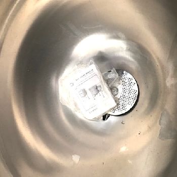 125 gal.Cleveland#KDL-125-T, Jacket 35 psi @ 281Â°F, Stainless Steel sanitary, tilting kettle