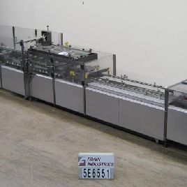 Kodiak#510-9-SS, automatic wrap around glue cartoner, sleever, 40-120 cartons/minute