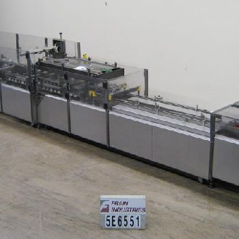 Kodiak#510-9-SS, automatic wrap around glue cartoner, sleever, 40-120 cartons/minute