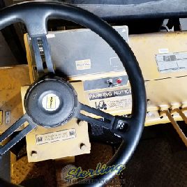 25000 lb.Royal#TE-350SP, Electric forklift, hard tires, battery charger, #A3382