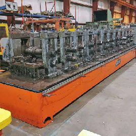 12 Stand,B &amp; K, 4.0" shafts, 25 roll space, 100 HP motor, #10478