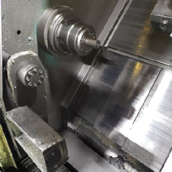 NakamuraTome #SC-250, Fanuc 18iT,12x20,2" bar,5k RPM,cllt chucks,live,sub,chip conv,’05