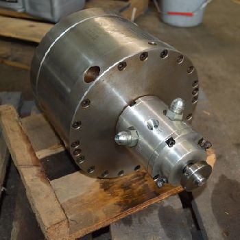 24"Royal Machine&amp; Tool, 4-Jaw self-centering hydraulic chuck, never used, 2014, #28280