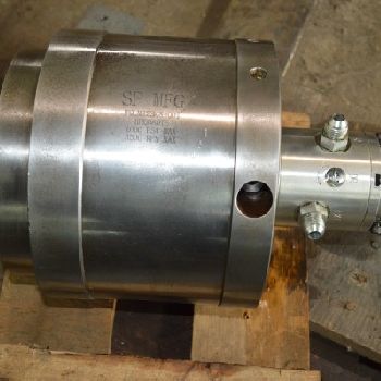 24"Royal Machine&amp; Tool, 4-Jaw self-centering hydraulic chuck, never used, 2014, #28280