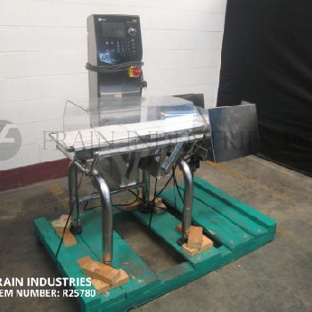 Ishida#DACS-G-15-23SSIS, automatic, 3-zone, Stainless Steel checkweigher rated up to 300 feet per minute (5 available)