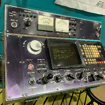 Mazak#SLANT-TURN-60-UNIVERSAL-2000, 36.02" sw,32 chuck,3-jaw,28.75 diameter,9 bore, 12 pos., Fanuc 6TB, 1982, #18677