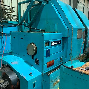 Mazak#SLANT-TURN-60-UNIVERSAL-2000, 36.02" sw,32 chuck,3-jaw,28.75 diameter,9 bore, 12 pos., Fanuc 6TB, 1982, #18677