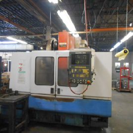 MazakMazatech # V414, CNC VMC, 22 "X, 16.1 Y, 18.1 Z, 7000 tr / min, 24 ATC, table 16.1 x 35.4, 10 CV, Mazatrol M32B, nécessite un nouvel encodeur, 1994