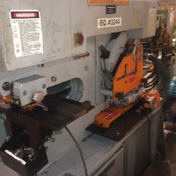 5" x 5 x 1/2Peddinghaus#88/120, 88 ton, 20 shear with hydraulic holddown, 1993