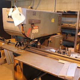 30 Ton, Strippit # CUSTOM-18/30, 18 "keel, eentraps ponsmachine, 1977, # 156861