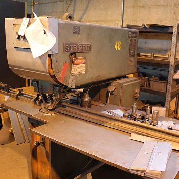 30 Ton,Strippit#CUSTOM-18/30, 18" throat, single stage punch press, 1977, #156861