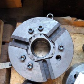 15"Kitagawa#B15, 3-Jaw hydraulic lathe chuck, A2-11 nose, #157165
