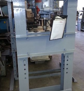50 Ton,Dake#50HW, hydraulic H-Frame press, hand operated, serial #172922, 1976