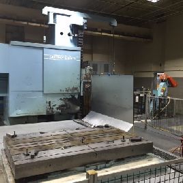 6.1"Giddings &amp; Lewis#G60-FX, 96 x 60 table, 408 X, 91 Y, 48 Z, 2500 RPM, 80 ATC, ’96