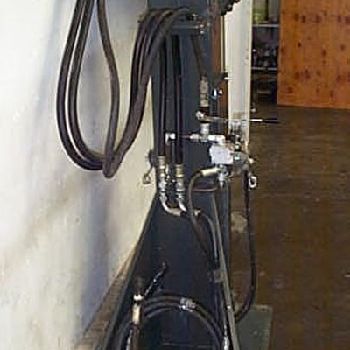 20 HPReynolds#PK-1470, high speed disperser, hydraulic driven with Stainless Steel shaft,12" diameter saw tooth mixing blade