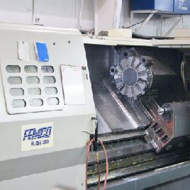 Femco # HL55S-2000, columpio de 28 ", 15 mandriles, 5 orificios, 70 de longitud, caja, 2400 horas, 2012