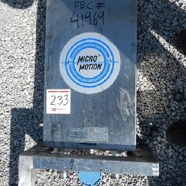 Micro Motion#SL100S999FEX-1222-46, Stainless Steel construction, transmiter, serial #930520, #41969