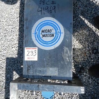 Micro Motion#SL100S999FEX-1222-46, Stainless Steel construction, transmiter, serial #930520, #41969